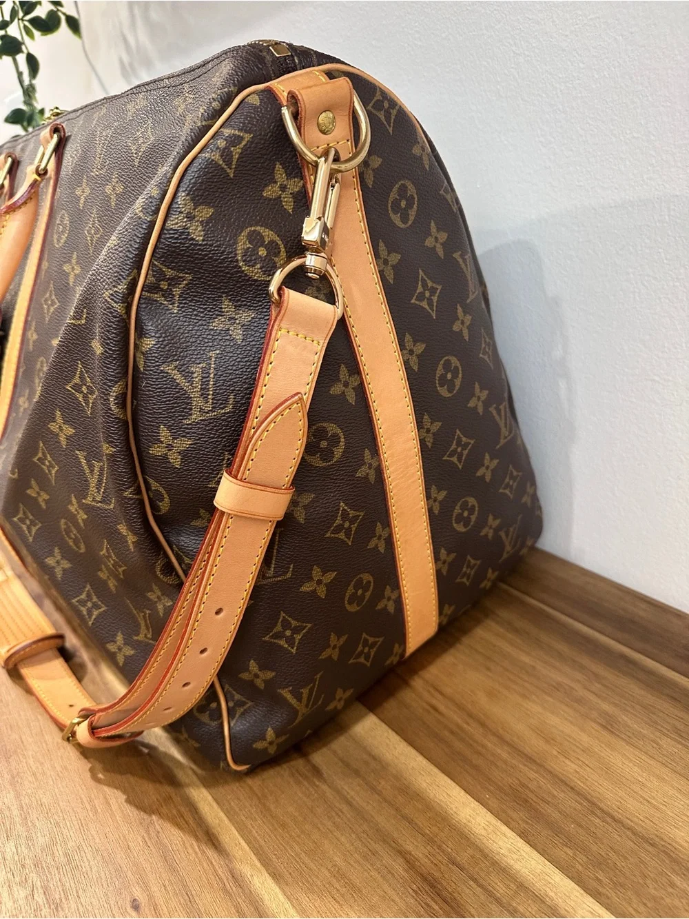 LOUIS VUITTON BANDOULIERE 55 MONOGRAM CANVAS - Picture 6 of 16